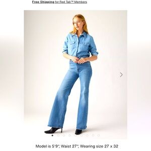 Levi’s Ribcage Bell Women’s Jeans Size 25